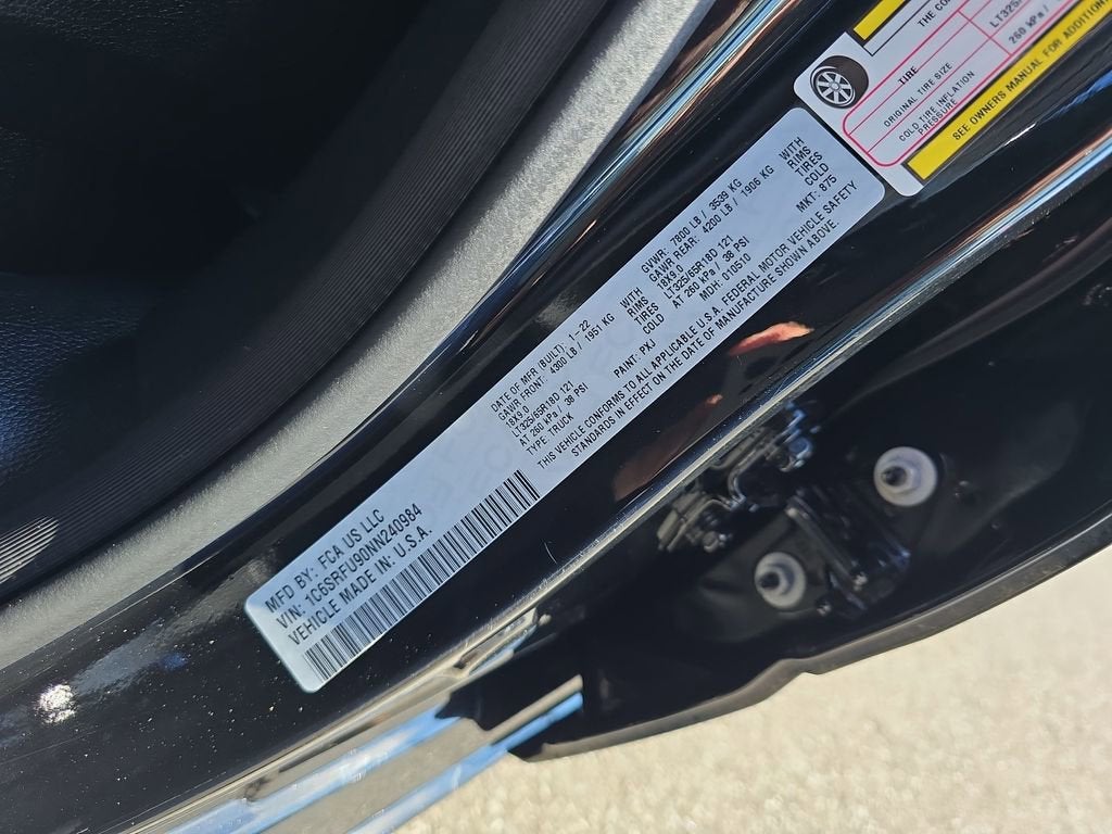 2022 RAM 1500 TRX Crew Cab 4x4 5'7" Box