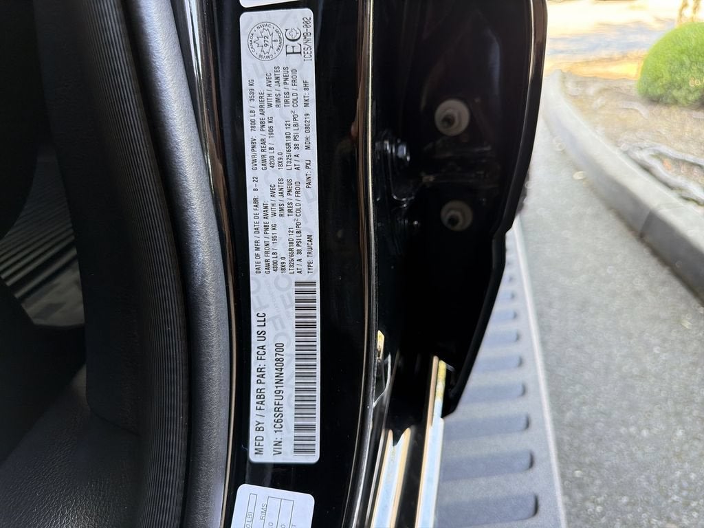 2022 RAM 1500 TRX