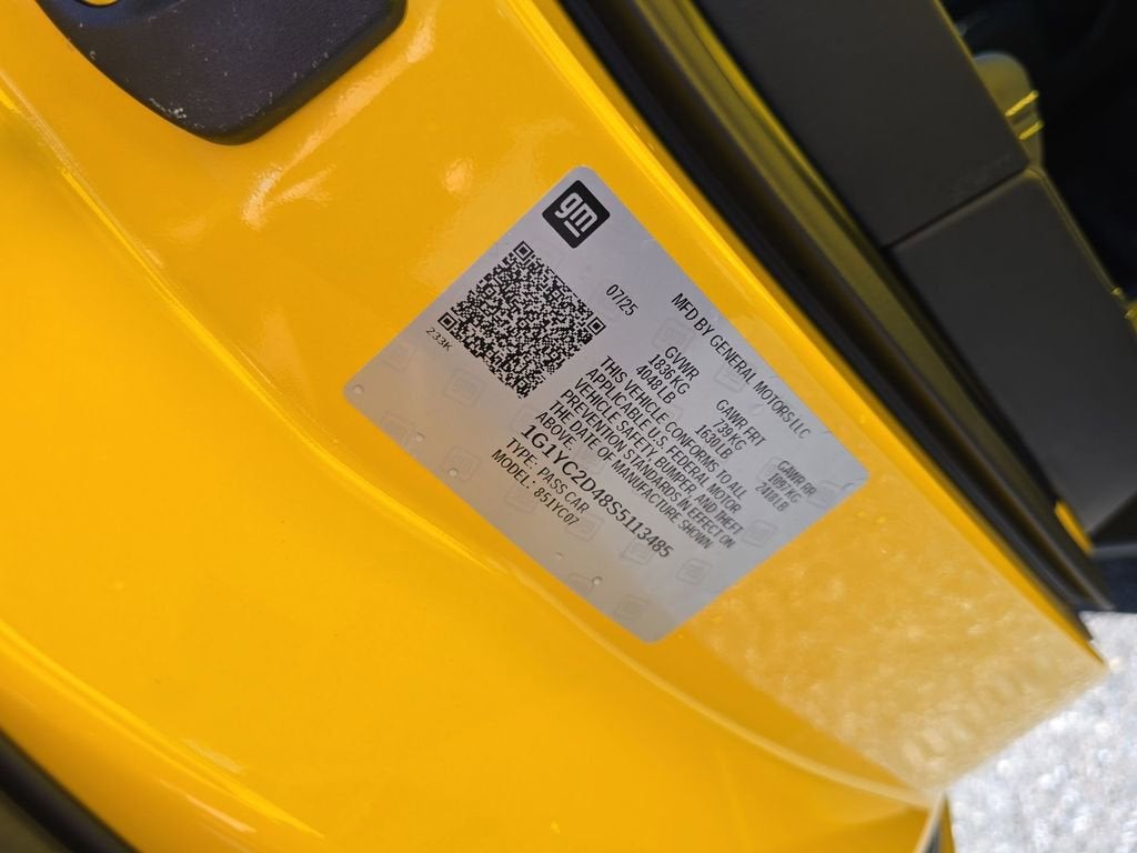 2025 Chevrolet Corvette Stingray 3LT