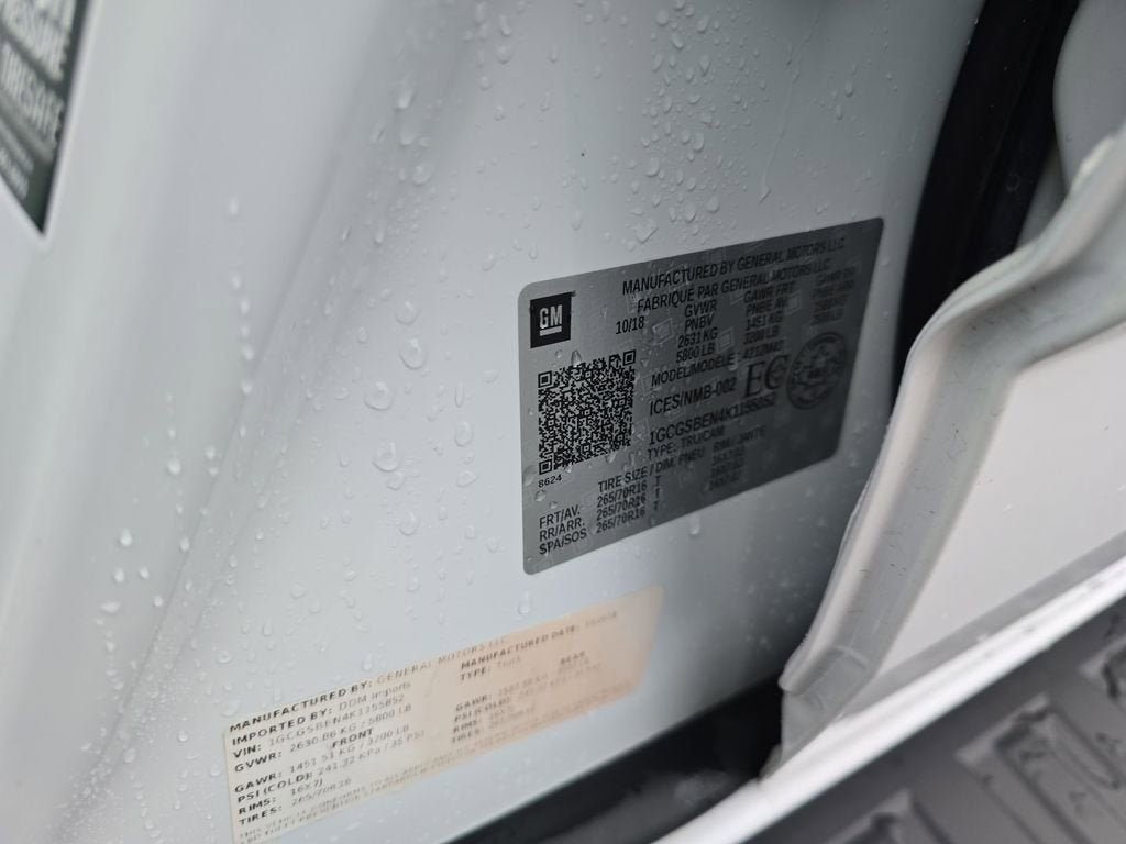 2019 Chevrolet Colorado 2WD Work Truck