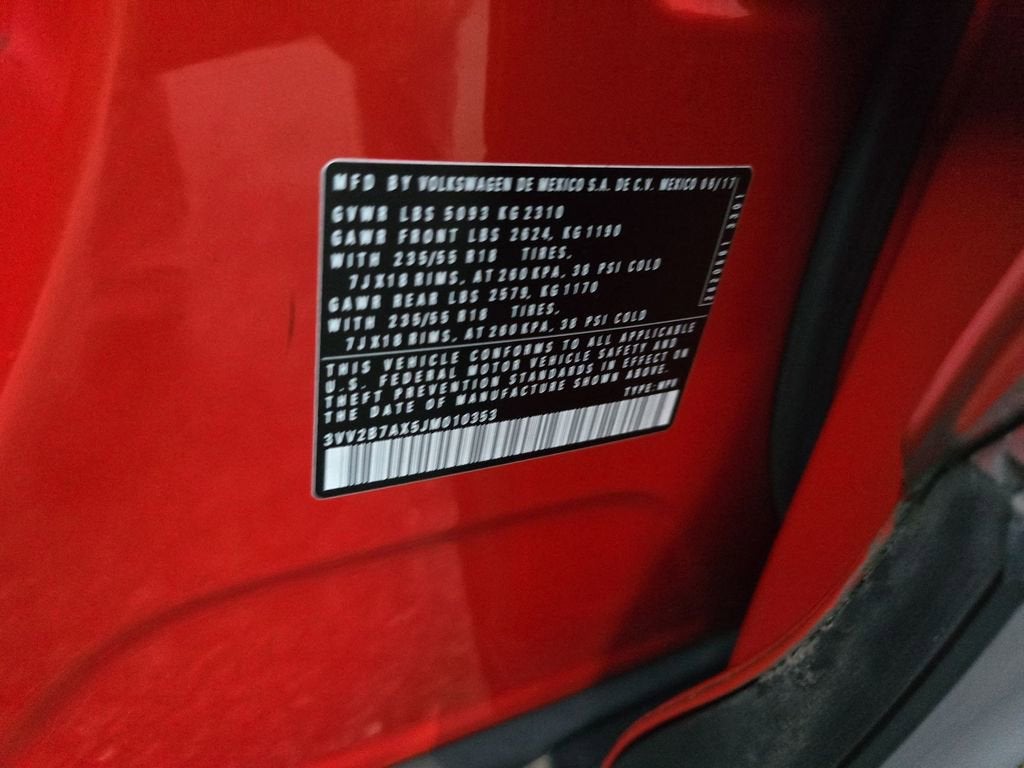 2018 Volkswagen Tiguan 2.0T SEL