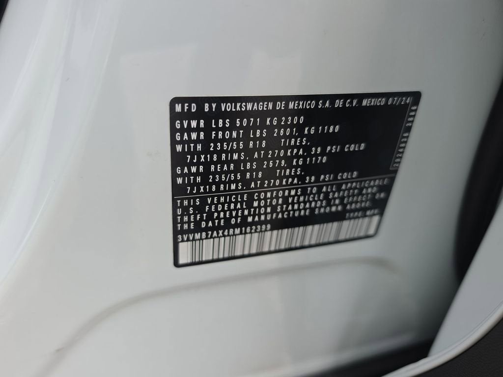 2024 Volkswagen Tiguan 2.0T SE