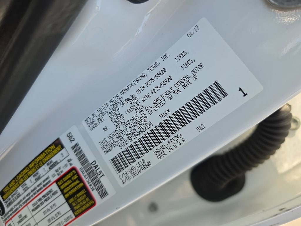 2017 Toyota Tundra Platinum 5.7L V8