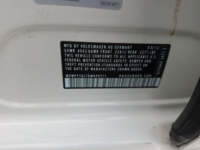 2013 Volkswagen Golf R 4MOTION