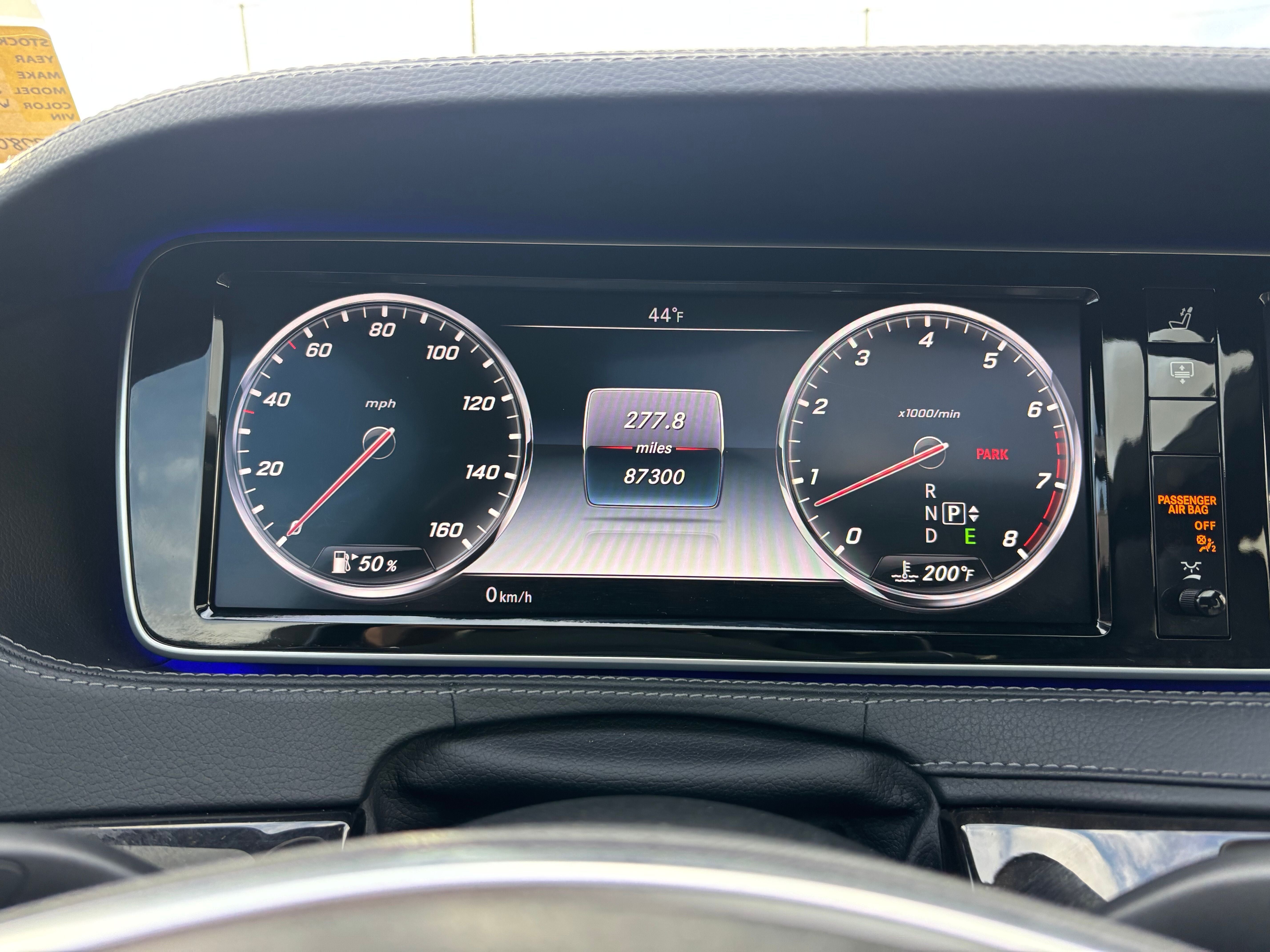 2016 Mercedes-Benz S-Class S 550