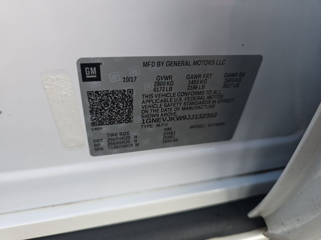 2018 Chevrolet Traverse Premier