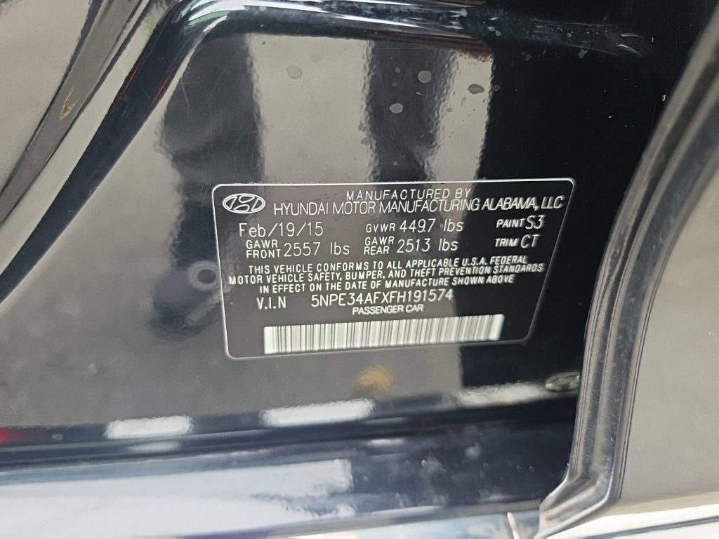 2015 Hyundai Sonata Limited