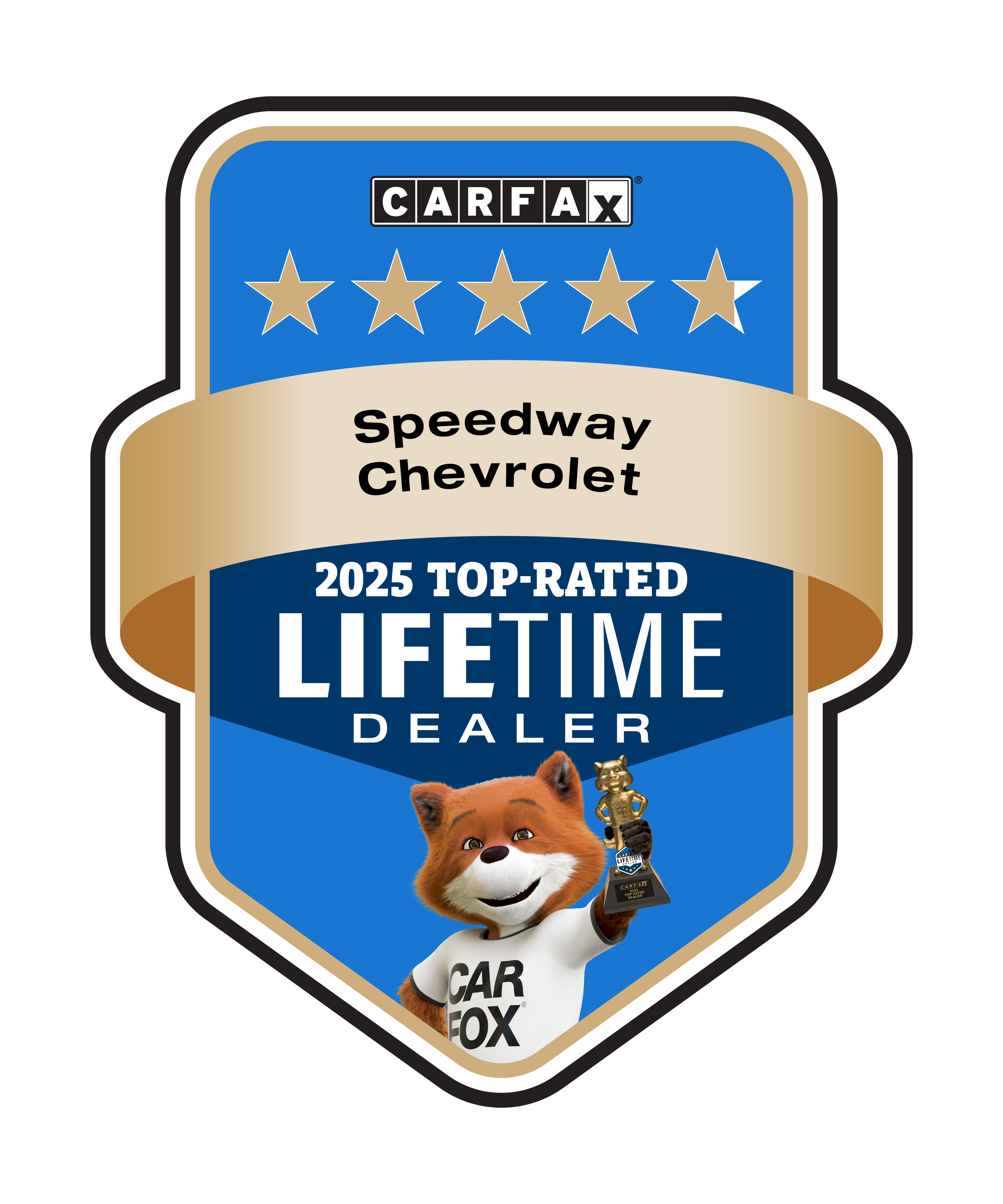 CarFax Speedway Chevrolet Lifetime Dealer Badge